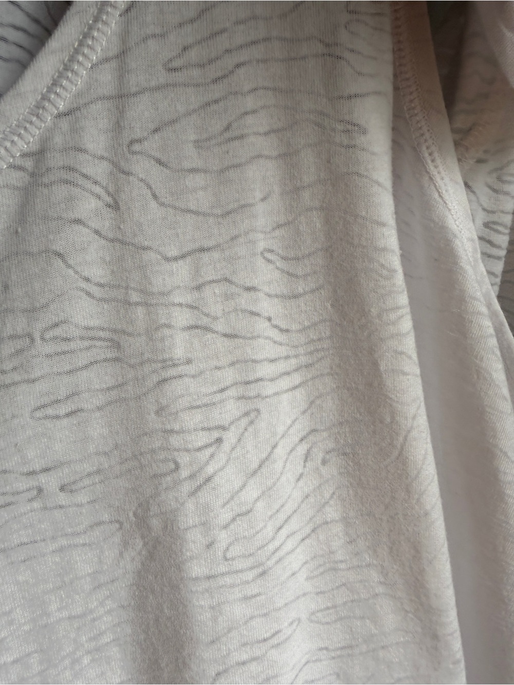 Nike White Hooded Swim Cover-Up Dress Textured Print Women’s Small Like New - Picture 8 of 11